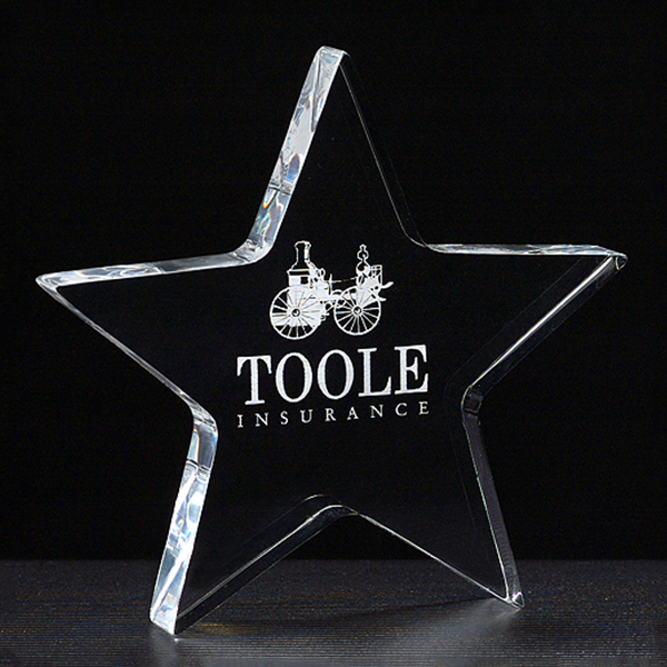 Star Acrylic Paper Weight