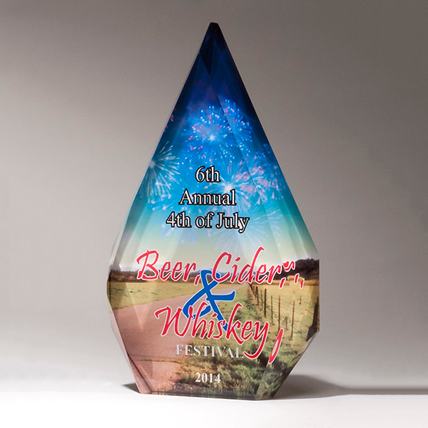 Sublimation Diamond – Personalize Your Award with Four-Color Reproduction