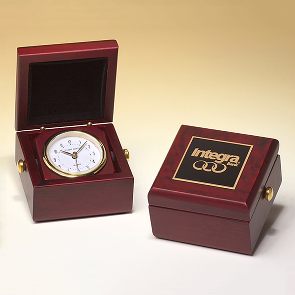 Miniature Captain's Desk Clock 1 Miniature Captain's Desk Clock