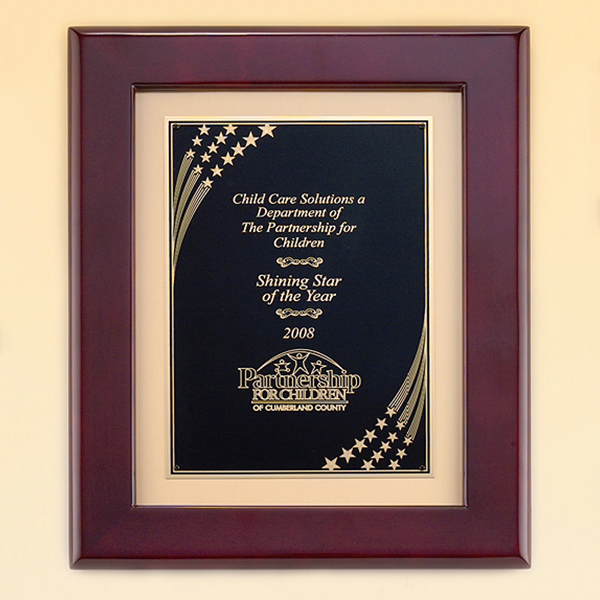 Rosewood Piano Finish Frame with Brass Plate 1 Rosewood Piano Finish Frame with Brass Plate