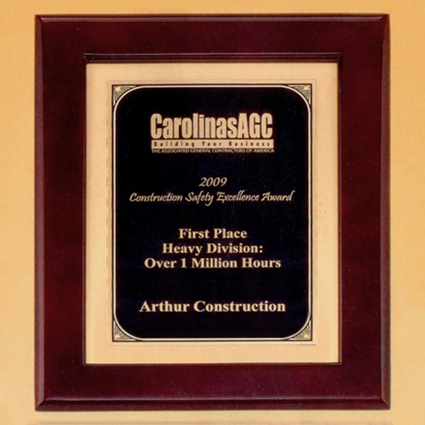 Rosewood Piano Finish Plaque with Brass Plate 1 Rosewood Piano Finish Plaque with Brass Plate