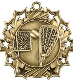 2 1/4 inch LaCrosse Ten Star Medal