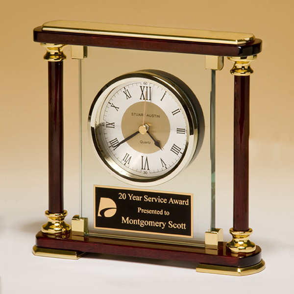 Piano-Finish Mantle Clock 1 Piano-Finish Mantle Clock