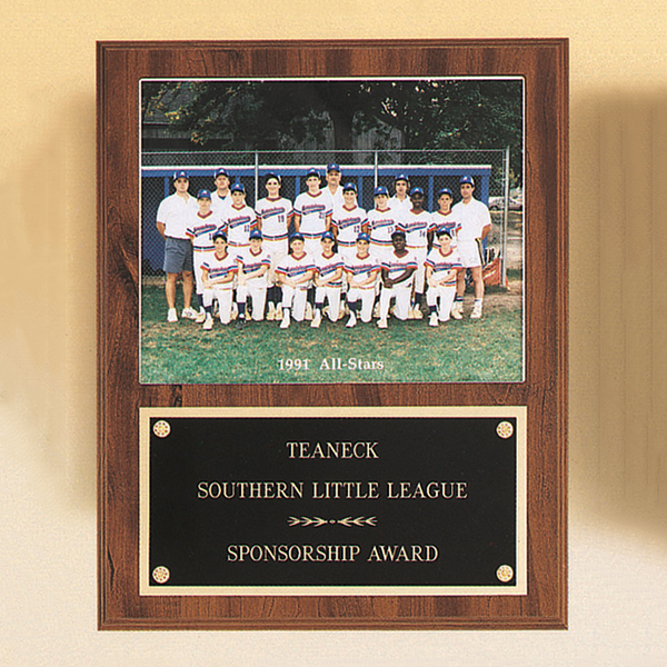 Plaque with Slide-in Photo or Certificate Holder 1 Plaque with Slide-in Photo or Certificate Holder