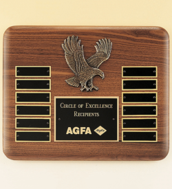 Eagle American Walnut Perpetual Plaque