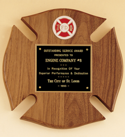 Maltese Cross Fireman Award