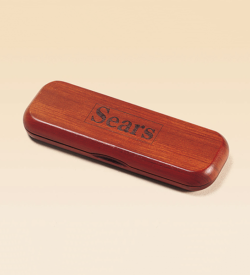 Hinged Pen Box Rosewood Finish