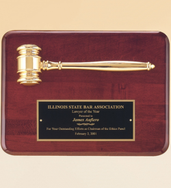 Rosewood Piano Finish Plaque