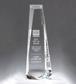 Large and Impressive Crystal Obelisk