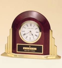 Clock supplied with lifetime guaranteed quartz movement
