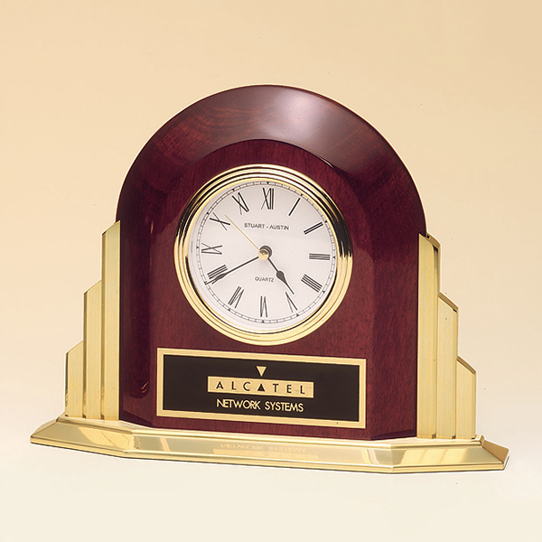Clock supplied with lifetime guaranteed quartz movement